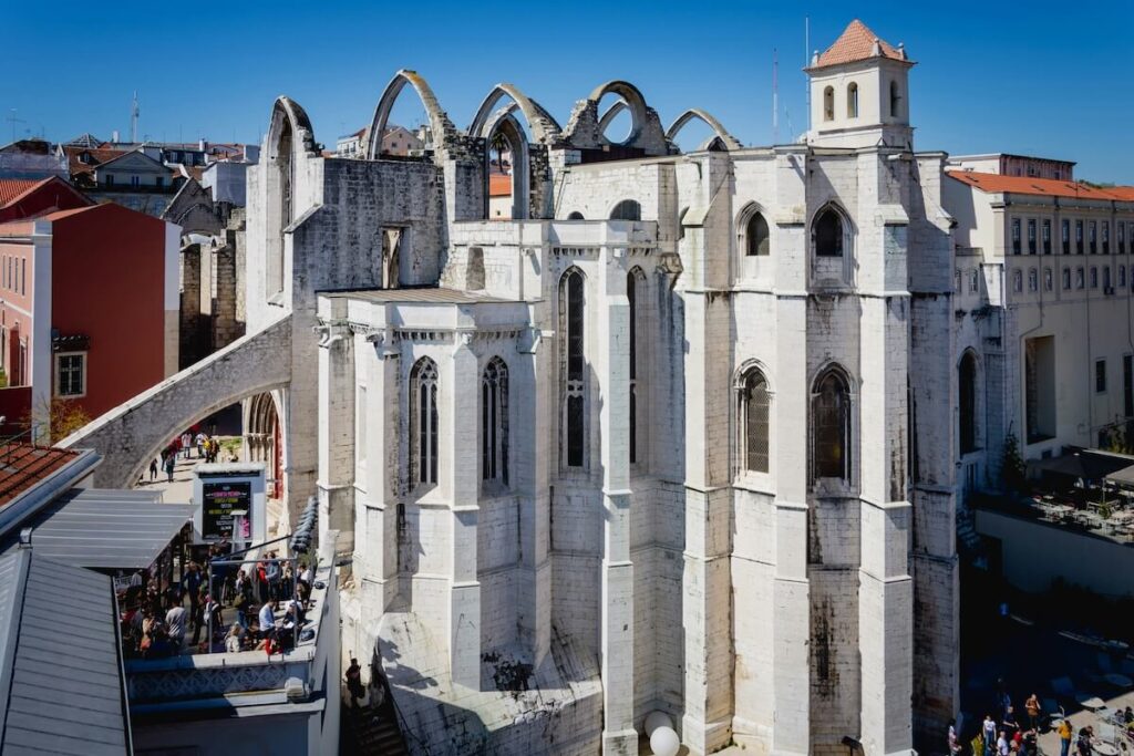 Carmo Convent located in the Chiado neighbourhood