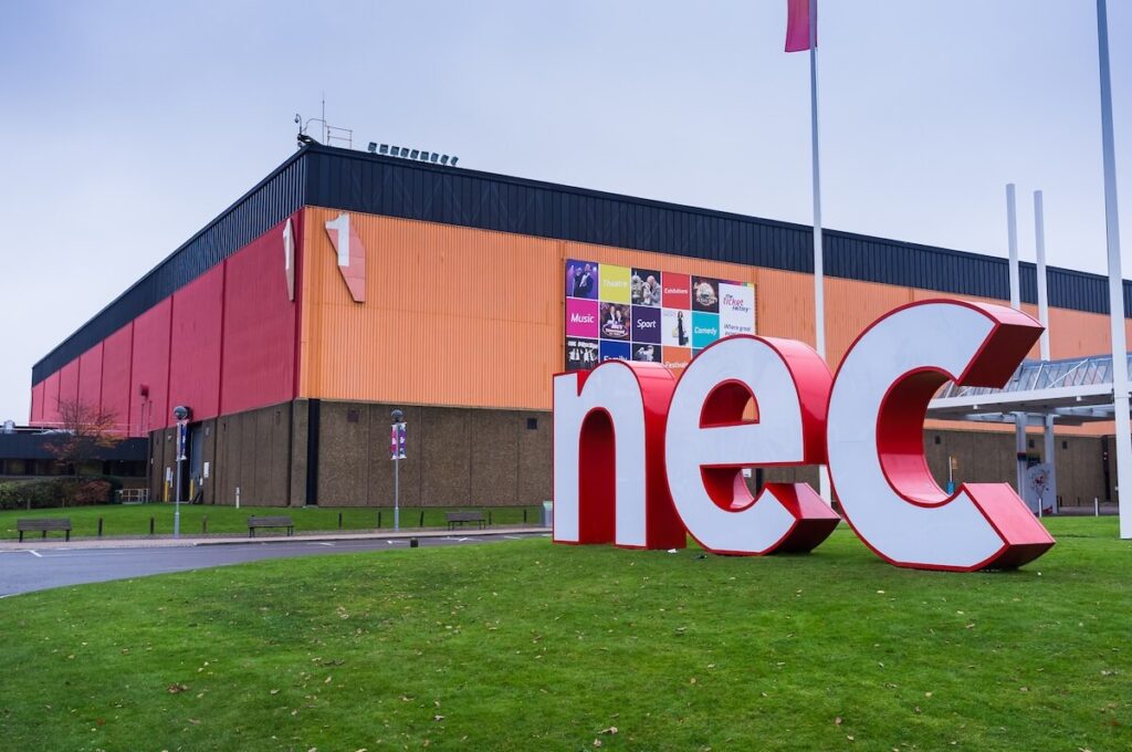 The National Exhibition Centre (NEC), in Birmingham, England