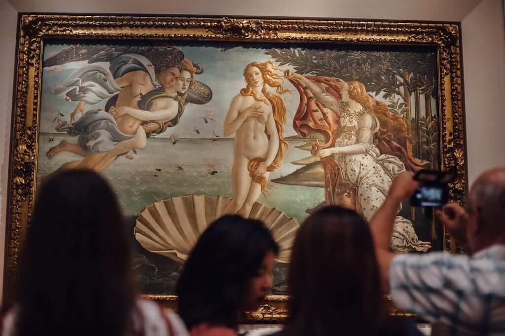 Boticelli's "The Birth of Venus", Uffizi Gallery