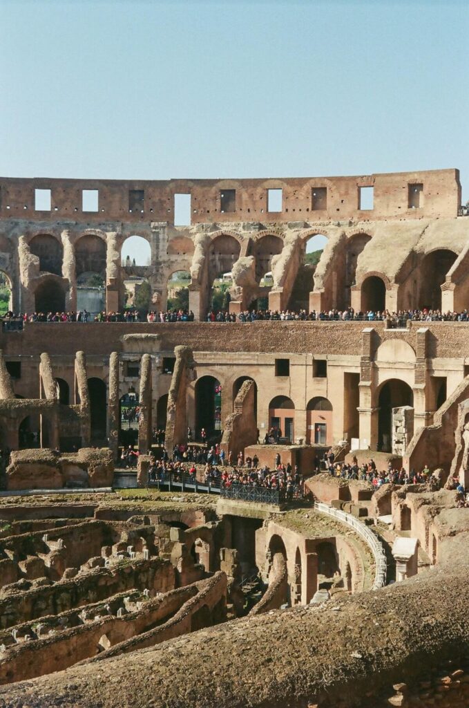 inside Rome’s Colosseum