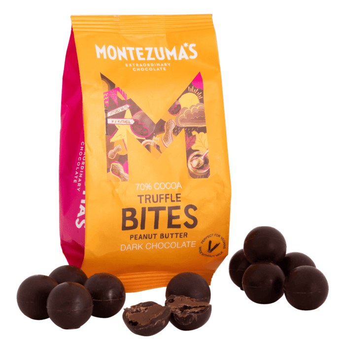 pack of Montezuma's Peanut Butter Truffle Bites
