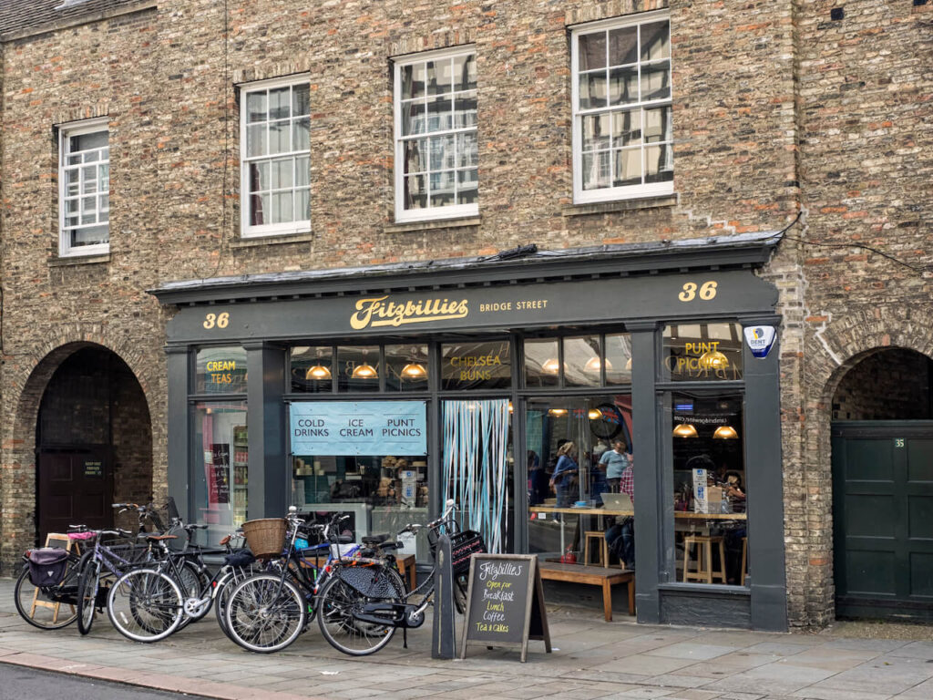Fitzbillies Cafe and Tea Shop on Bridge Street