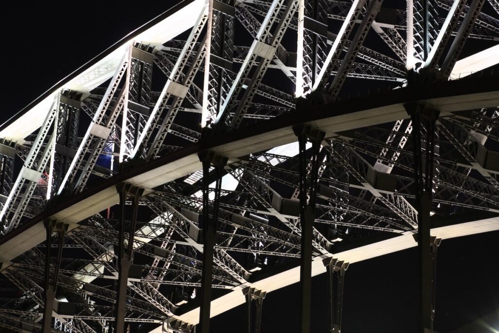 Steelwork of Sydney Harbour Bridge