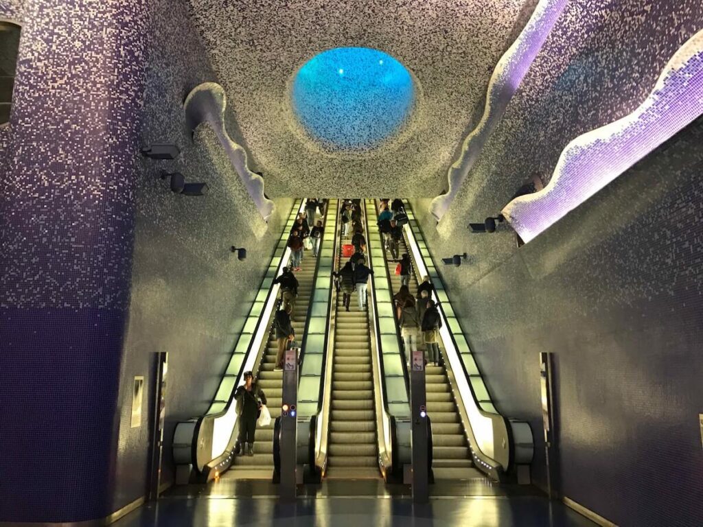 Toledo subway station naples