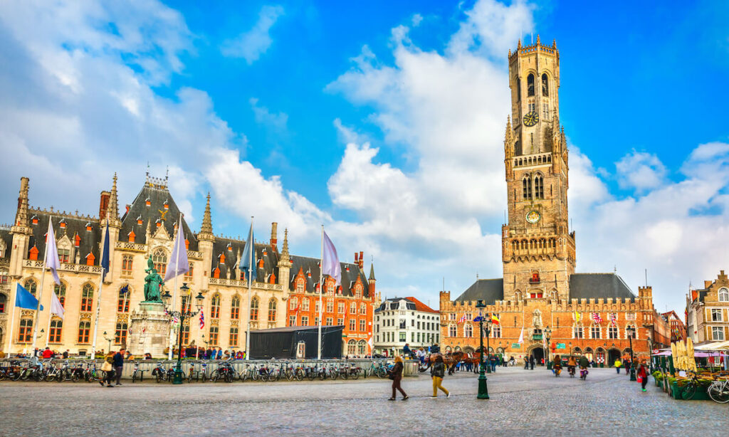 Visiting the Markt Square is a great start to a weekend in Bruges