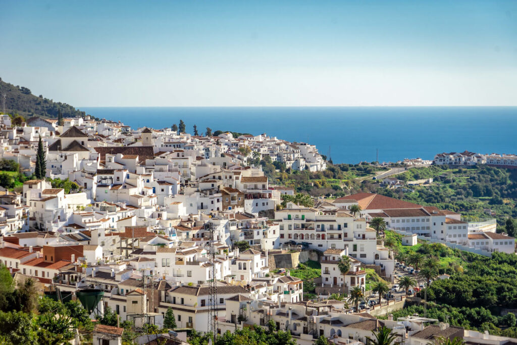 Frigiliana - White andalusia Village with view of the Costa del Sol Spain