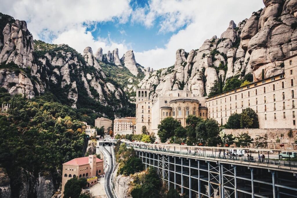 Monastery of Montserrat in Catalonia