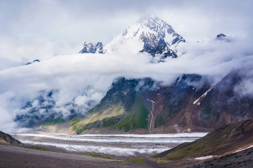 Dykh-Tau, the second highest mountain in Russia