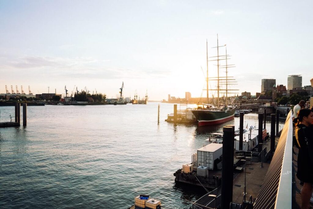 Hamburg waterways harbor