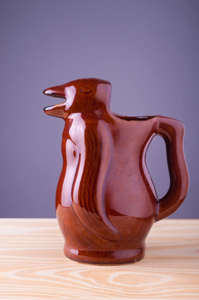 Penguin wine jar