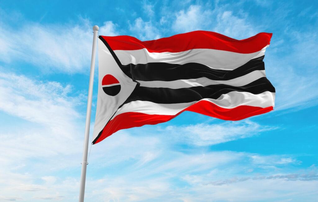 official flag of Arapaho Nation people
