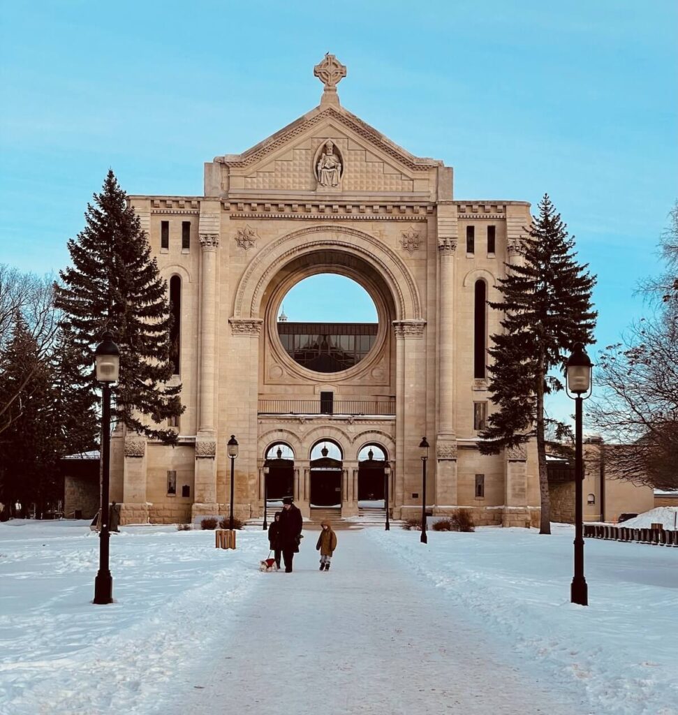 snowy day in Winnipeg