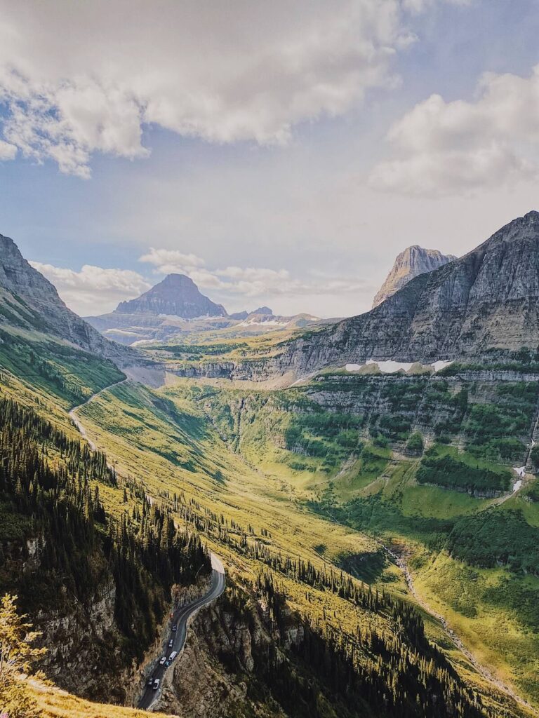 Logan Pass in Glacier National Park