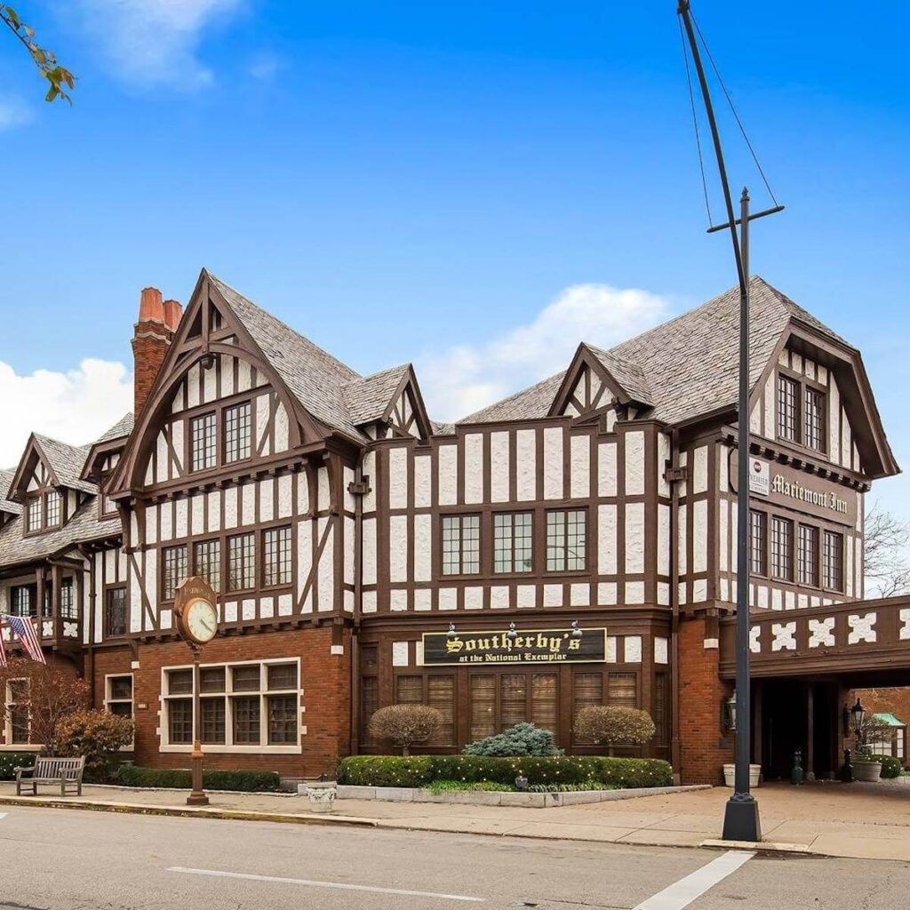 Mariemont Inn Tudor-style facade