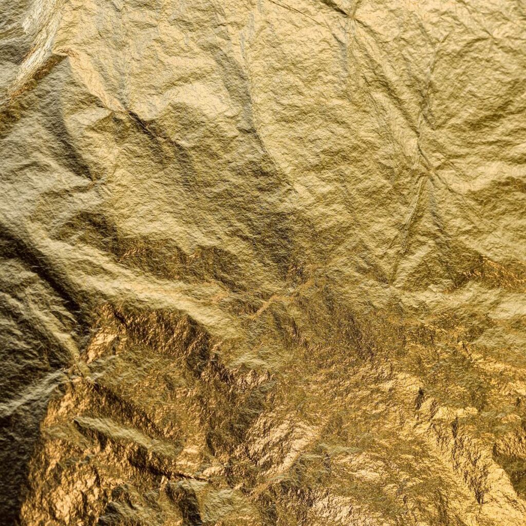 Photo of real gold leaf