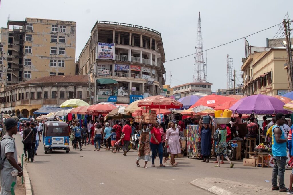 Activity at the Kejetia Market in Kumasi