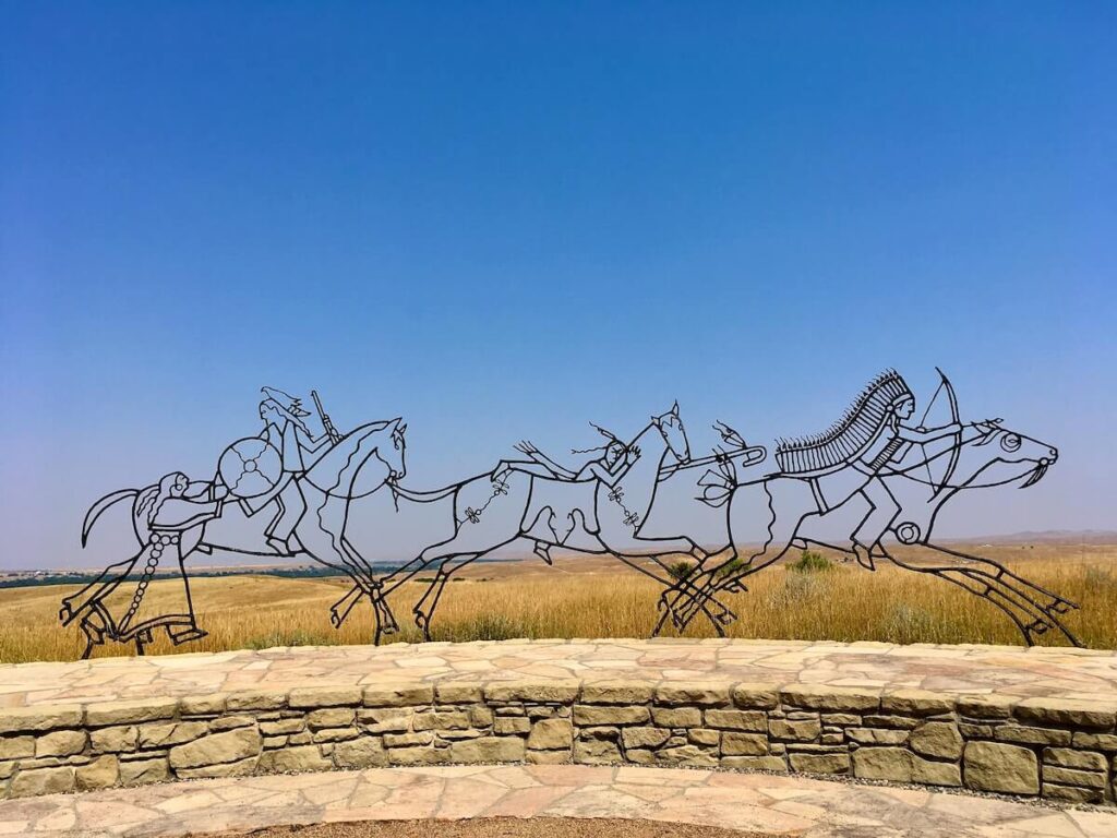 Metal etchings in Montana