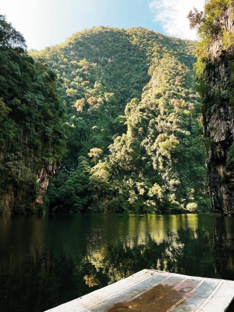 Tasik Cermin or Mirror Lake in Malaysia