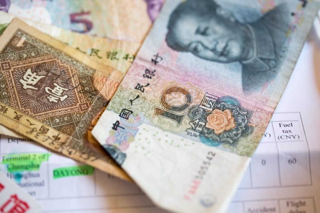 Chinese Yuan banknotes