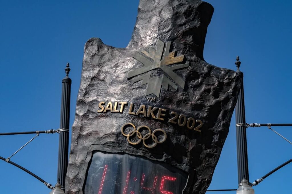 Salt Lake 2002 Olympics monument