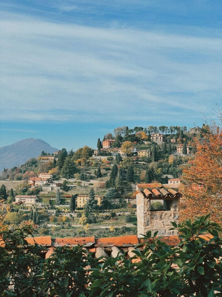 Bergamo as seen from the outskirts