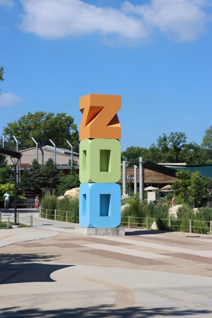 Zoo Sign at Lincoln Children's Zoo