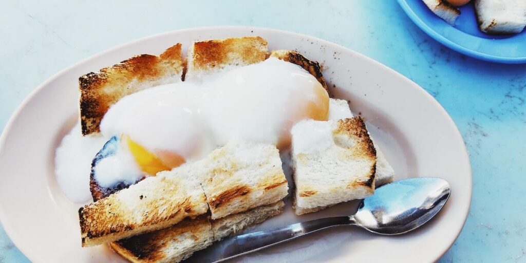 a plate of Penang Toast