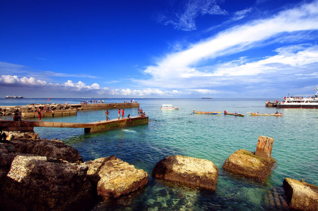 Beach in Goree Island, Dakar, Senegal, Africa