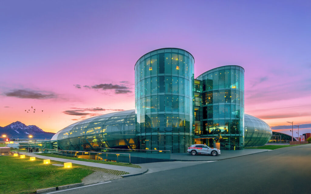 Fantastic rac care cars, airplanes, bikes in Hangar 7, an amazing glass museum next to Salzburg airport Austria