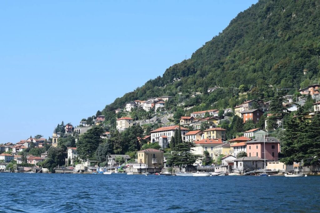 A picturesque town on Lake Como, Italy