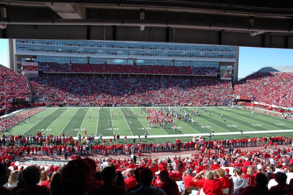 Memorial Stadium in Lincoln, Nebraska
