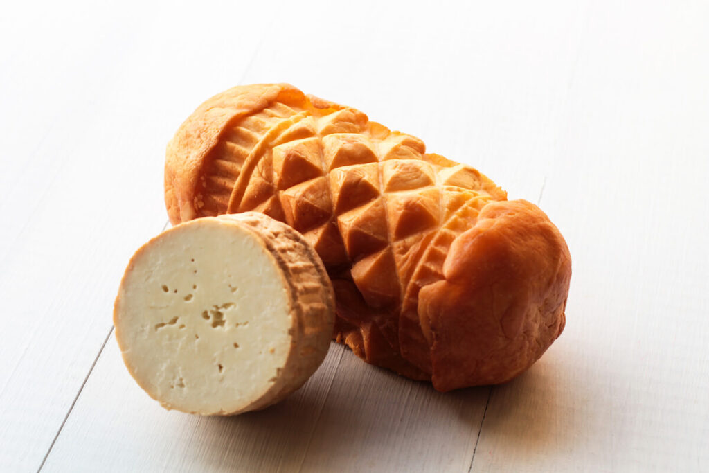 oscypek, oscypki - traditional smoked cheese made of sheep milk in Tatra mountains in Poland, Zakopane