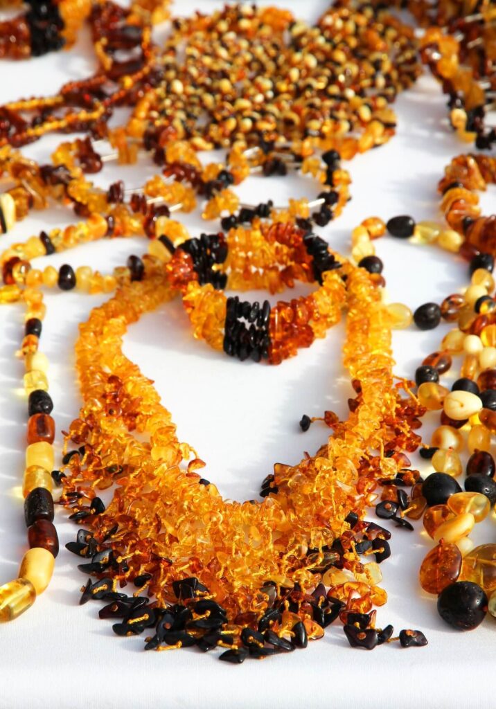 Beautiful beads and amber jewelry
