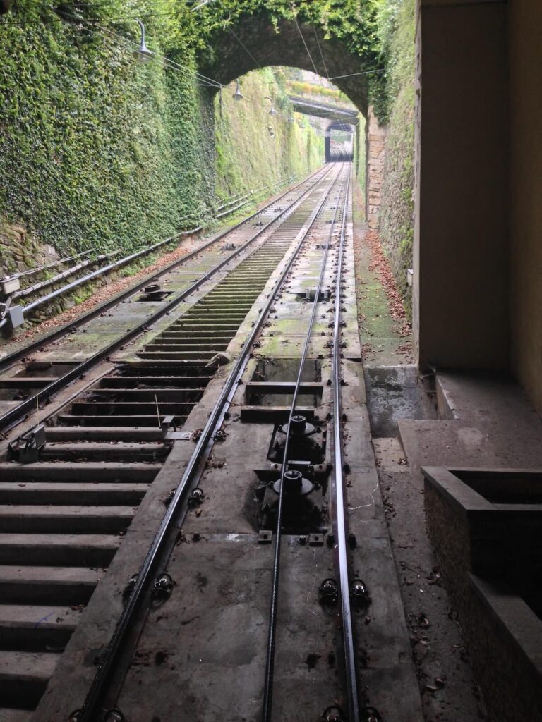 railway tunnel in Bergamo
