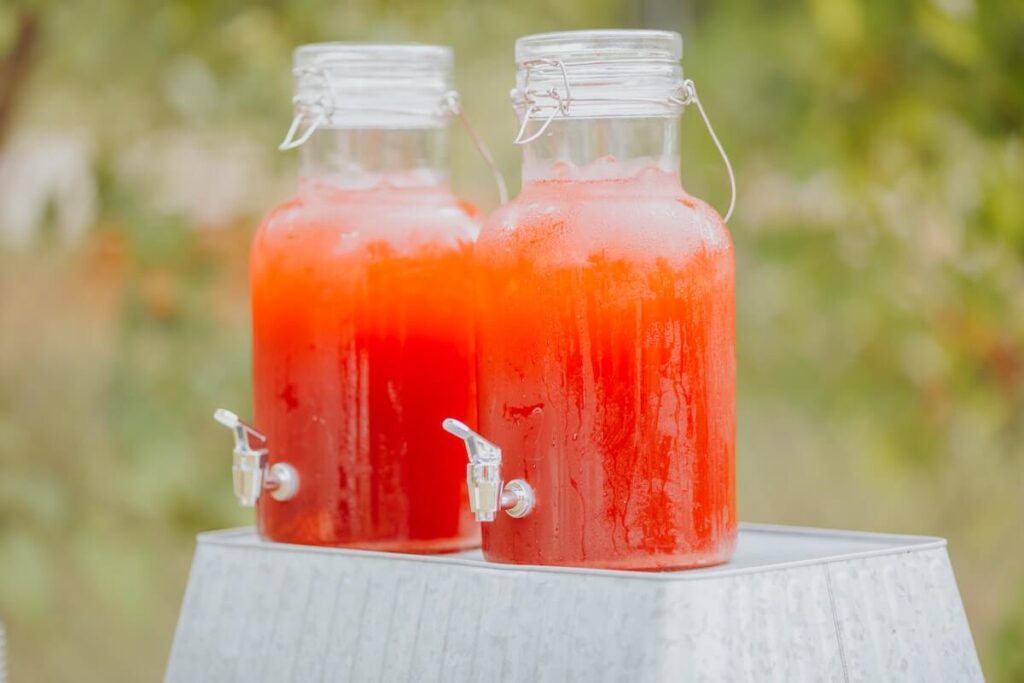 two pitchers of Kool Aid