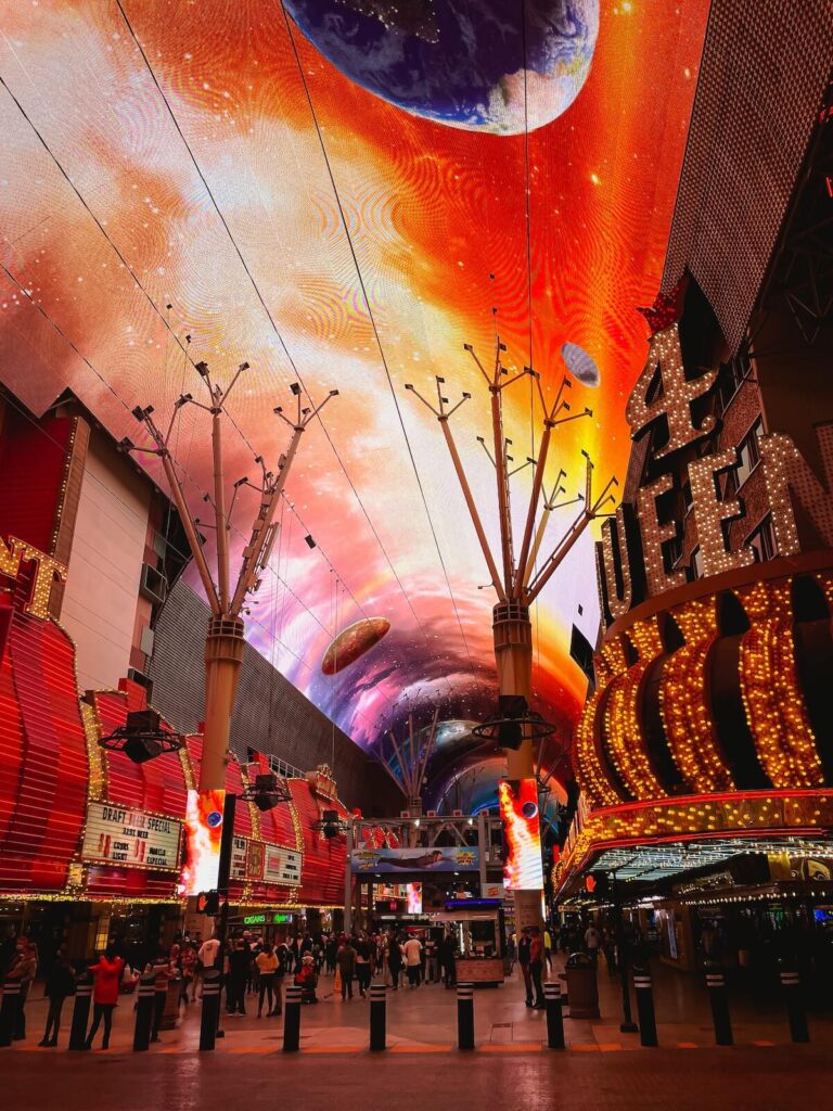 scene at Fremont Street
