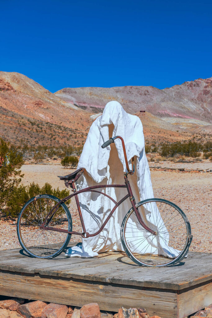 Figure of Ghost Rider in the Goldwell Open Air Museum
