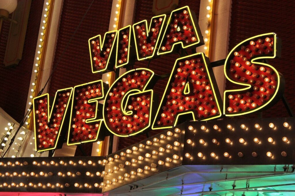 Vintage sign in Las Vegas