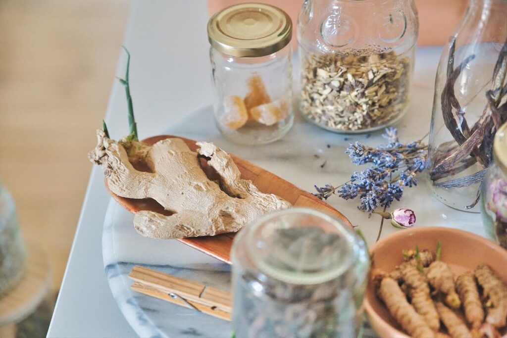 assorted herbs and spices