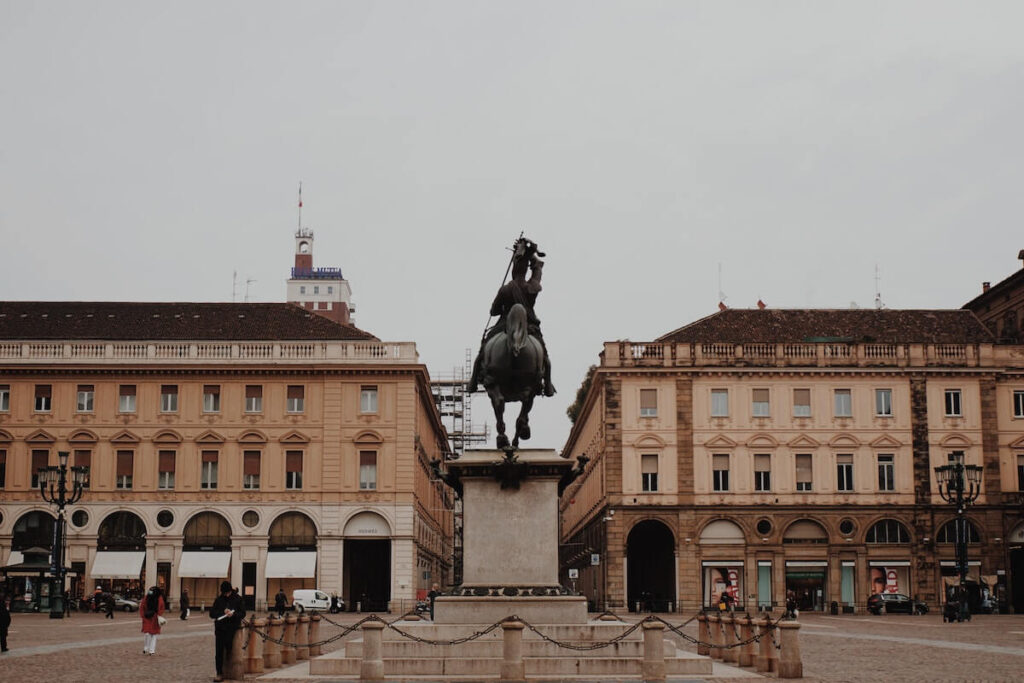 gloomy day in turin