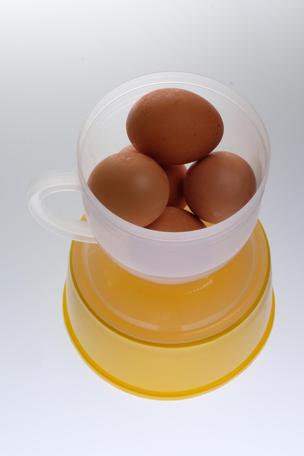Malaysian Half Boiled Egg Maker Original Recipe, Yellow Plastic, Induction Compatible