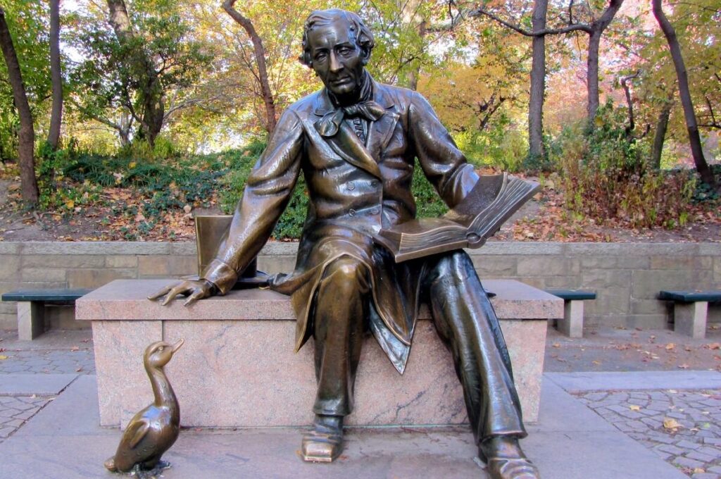 Hans Christian Andersen sculpture