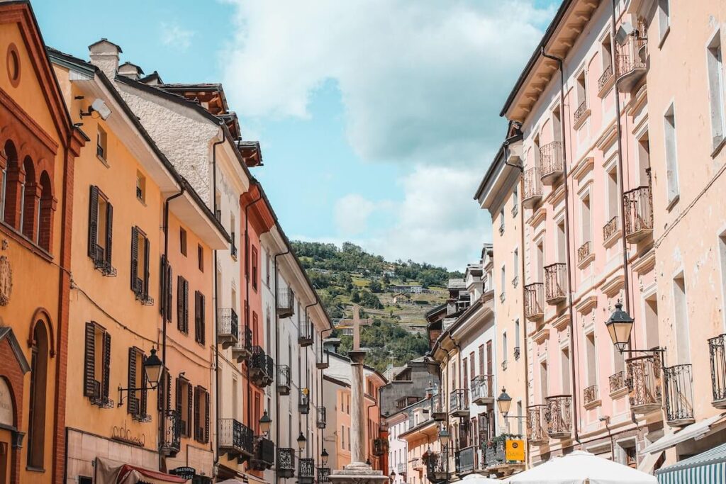 historic buildings in aosta