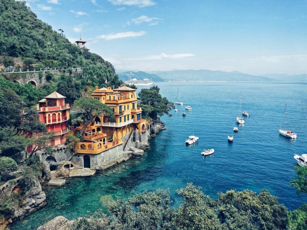 seaside villas in portofino