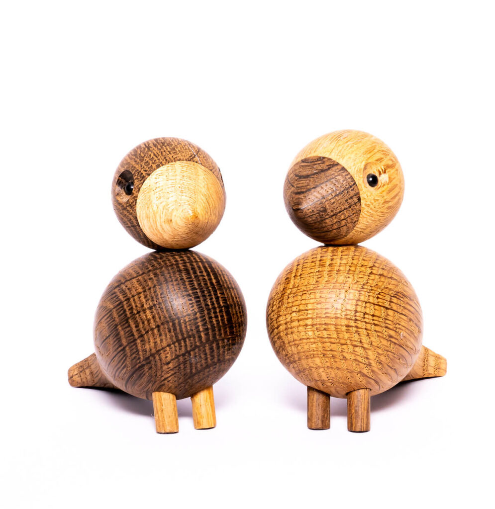 Wooden figurines by Kay Bojesen