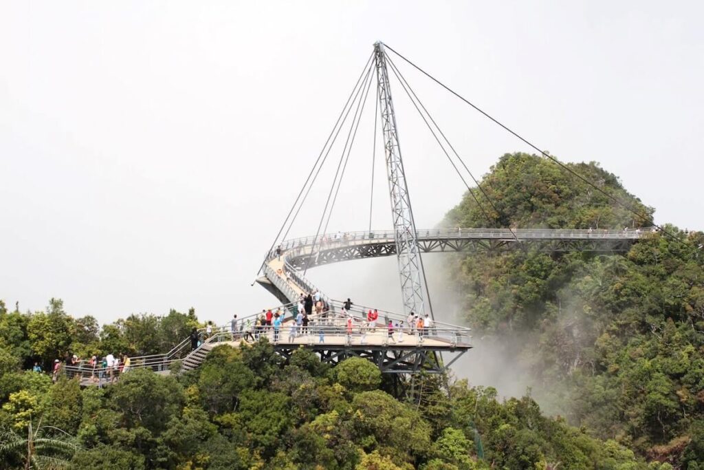 panoramic view of Langkawi Sky Bridge