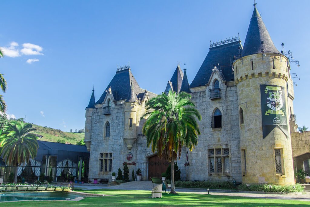 Brazilian Itaipava Castle in Petropolis, Rio de Janeiro