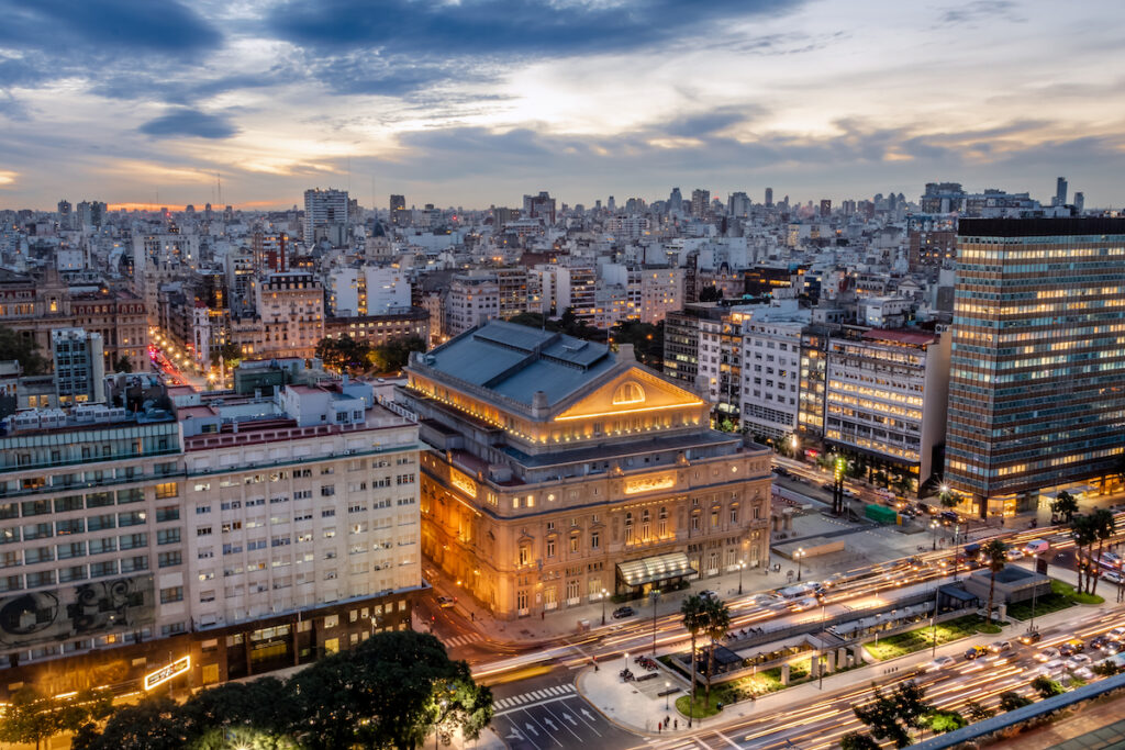 Blue Hour at Buenos Aires