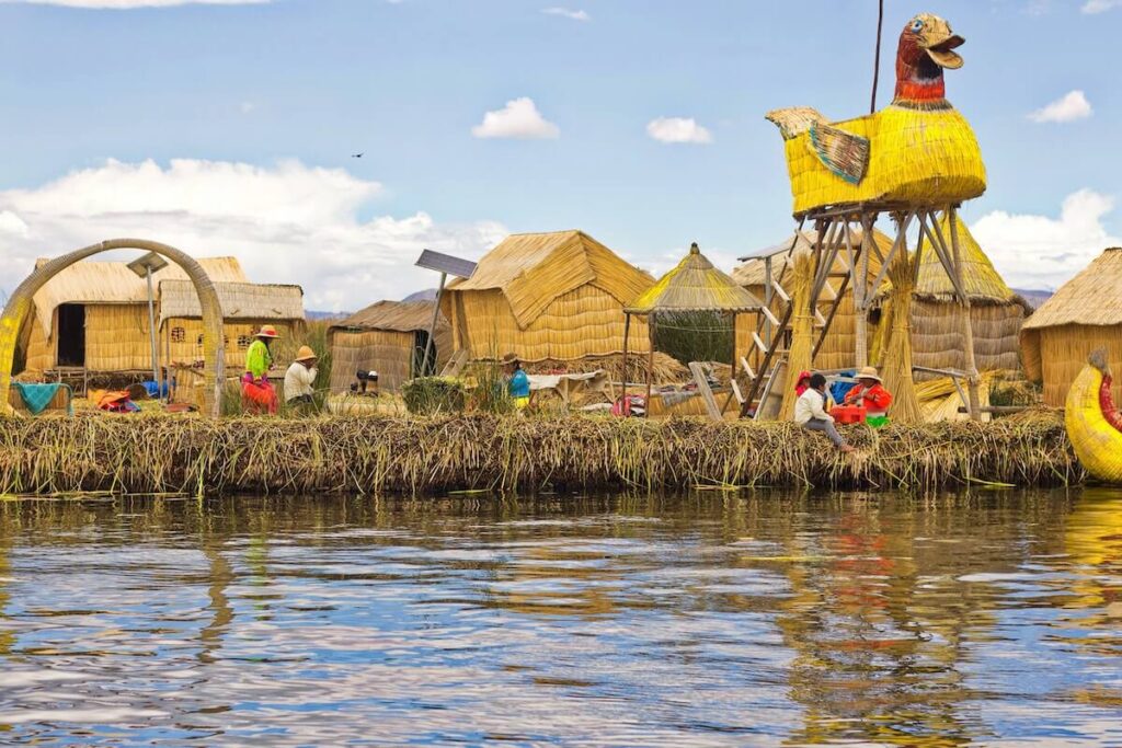 Floating islands of the Uros