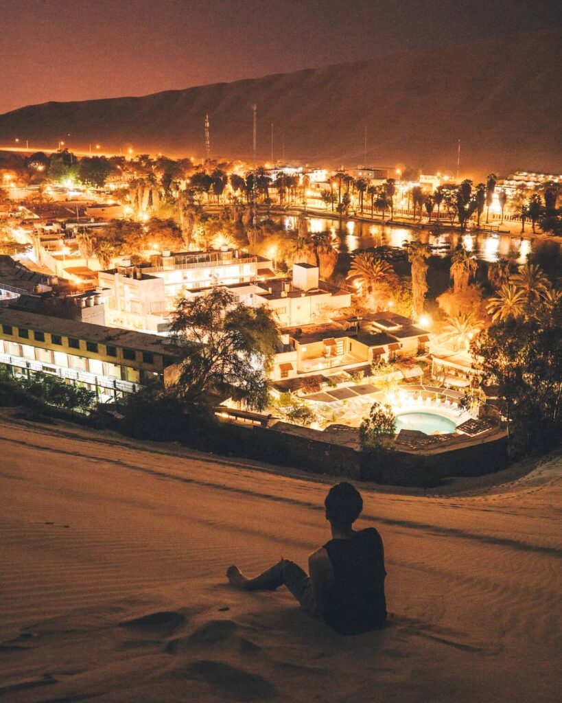 Huacachina oasis in Ica